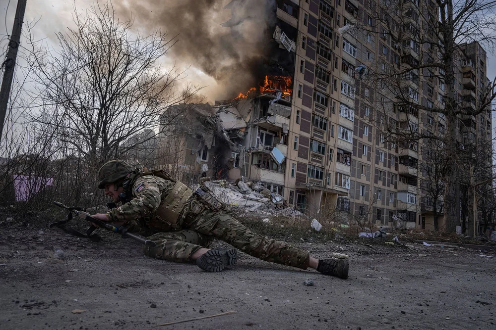 Ukraine endures a second year of war with scenes of grief, suffering and also joy