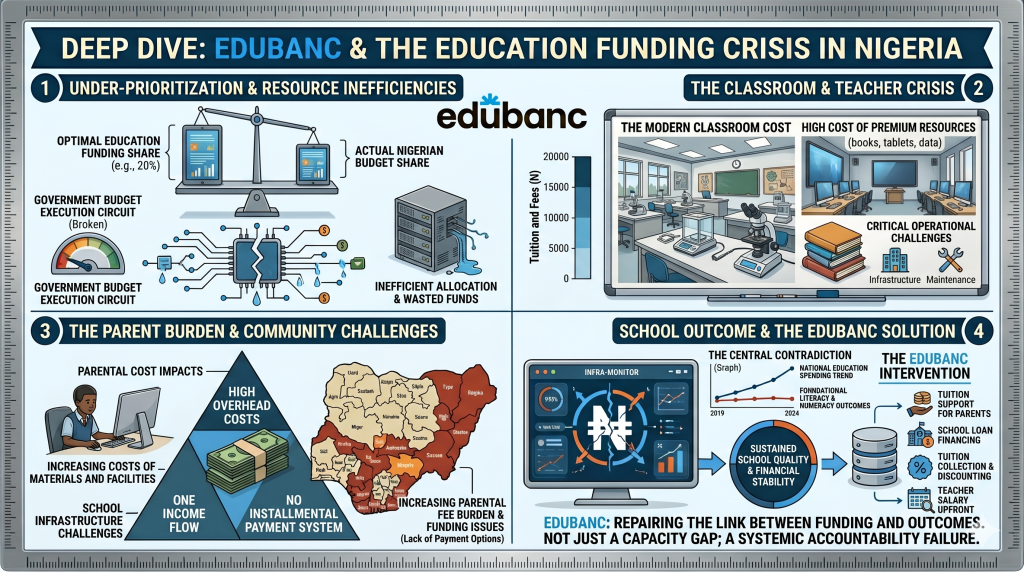 infographic shing edubanc solution Edubanc and the education funding crisis in Nigeria.